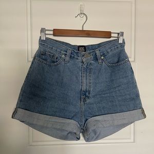 BDG Mom High- Rise Denim Shorts
